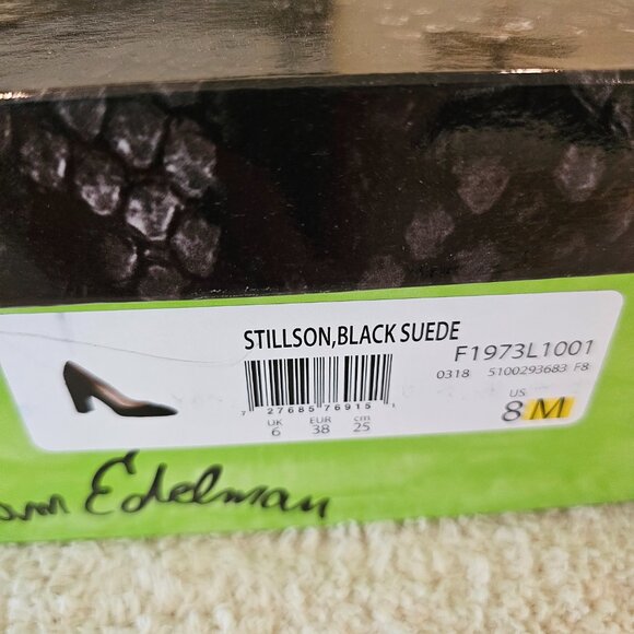 Sam Edelman Black Suede Pumps- NIB - Picture 5 of 7